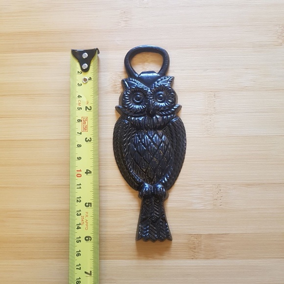 NWOT Cast Iron Owl Bottle Opener - Picture 3 of 5